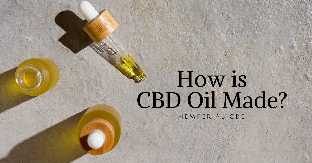 how is cbd oil made